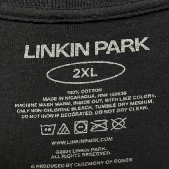 Linkin Park Hybrid Theory Album Cover T-Shirt 2XL - Picture 4 of 4